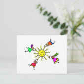 Carte Postale Sun Kids (Debout devant)