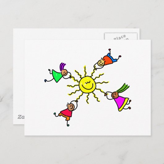 Carte Postale Sun Kids (Devant / Derrière)