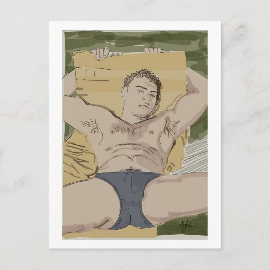 Carte Postale Sun Lounger (Devant)