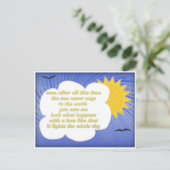 Carte Postale Sun Love For Earth par Hafiz (Debout devant)