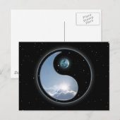 Carte Postale Sun Moon Yin-Yang (Devant / Derrière)