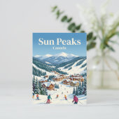 Carte Postale Sun Peaks Canada (Debout devant)