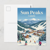 Carte Postale Sun Peaks Canada (Devant / Derrière)