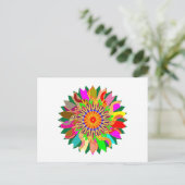 Carte Postale SUN Planet CHAKRA Art : Source de vie sur Terre (Debout devant)