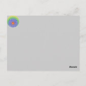 Carte postale Sun Rainbow Dizzy (Dos)