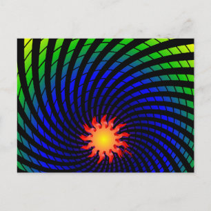 Carte postale Sun Rainbow Dizzy