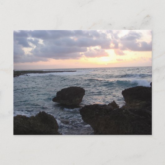 Carte Postale Sun Rise sur la Riviera Maya (Devant)