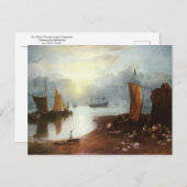 Carte Postale Sun Rising Through Vapor Fishermen, J.M.W. Turner (Devant / Derrière)