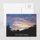 Carte Postale Sun Set (Devant / Derrière)