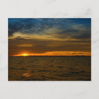 Carte Postale Sun setting