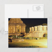 Carte Postale Sun Temple, Konark, Inde (Devant / Derrière)