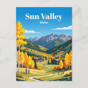 Carte Postale Sun Valley, Idaho, États-Unis