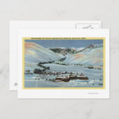Carte Postale Sun Valley, identification - scène d'hiver, Sun (Devant / Derrière)