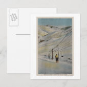 Carte Postale Sun Valley, IDMountain Scene, Ski Lifts in (Devant / Derrière)