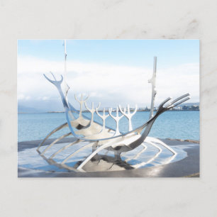 Carte Postale Sun Voyager, Reykjavik, Islande