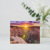 Carte Postale Sunburst à Canyon de Chelly, AZ (Debout devant)