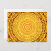 Carte Postale Suncatcher Mandala (Devant / Derrière)