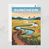 Carte Postale Suncheon Corée du Sud (Devant / Derrière)