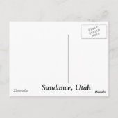 Carte Postale Sundance, Utah (Dos)