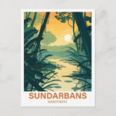 Carte Postale Sundarbans Rainforest Inde Bangladesh Voyage (Devant)