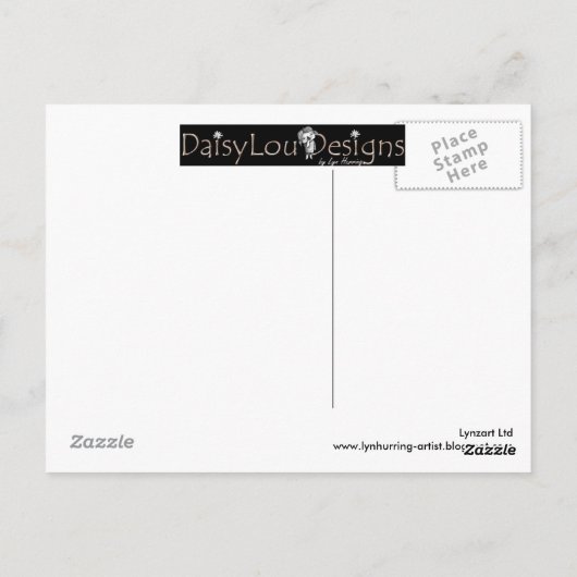 Carte postale Sunday Ride, par Lyn Hurring (Dos)