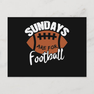 Carte Postale Sundays are for football