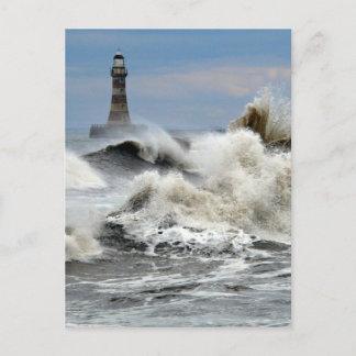 Carte Postale Sunderland - pilier et phare de Roker