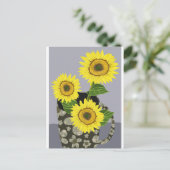 Carte postale Sunflower (Debout devant)