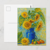 Carte postale Sunflower (Devant / Derrière)