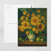 Carte postale Sunflower (Devant / Derrière)