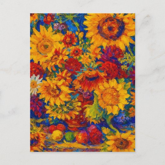 Carte postale Sunflower (Devant)