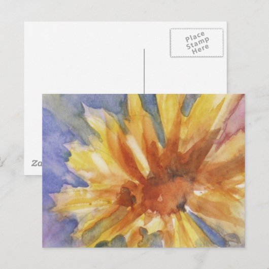 Carte postale Sunflower (Devant / Derrière)