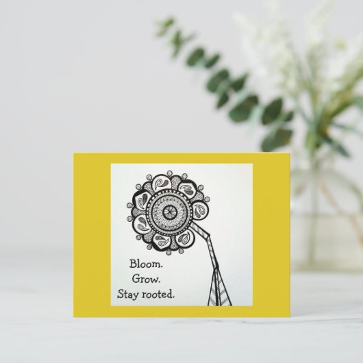 Carte postale Sunflower (Debout devant)