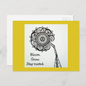 Carte postale Sunflower (Devant / Derrière)