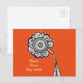 Carte postale Sunflower (Devant / Derrière)