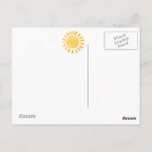 Carte postale Sunflower (Dos)