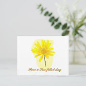 Carte Postale Sunflower Post card (Debout devant)