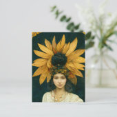 Carte postale Sunflower Princess Slava (Debout devant)