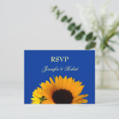 Carte postale Sunflower RSVP (Debout devant)