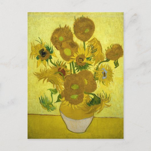 Carte Postale Sunflowers, 1889 (Devant)