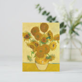 Carte Postale Sunflowers par Vincent Van Gogh (Debout devant)