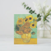 Carte Postale Sunflowers par Vincent Van Gogh (Debout devant)