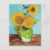 Carte Postale Sunflowers Vincent van Gogh (Devant)