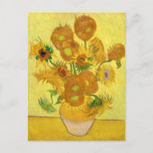 Carte Postale Sunflowers, Vincent van Gogh (Devant)