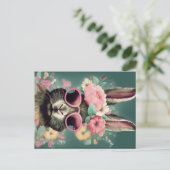 Carte Postale Sunglass Spring Elegance avec She Bunny (Debout devant)