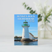 Carte Postale Sunken Rock Lighthouse, New York Postcard (Debout devant)