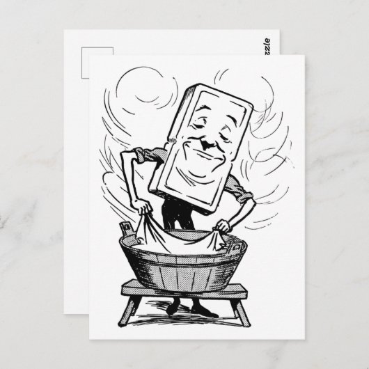 Carte postale "Sunlight Soap Advertisement" (Devant / Derrière)