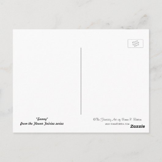 Carte postale "Sunny" (Dos)