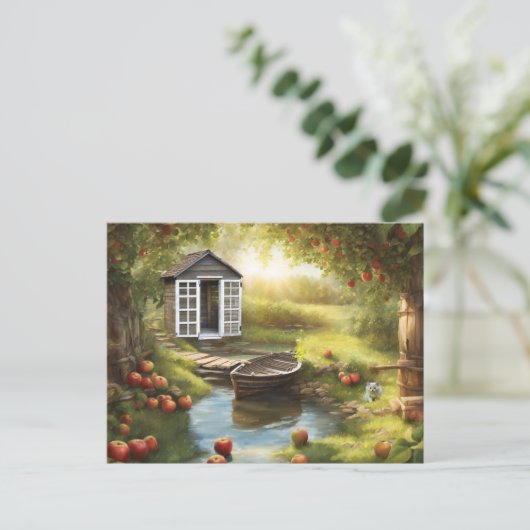 Carte Postale Sunny Apple Orchard (Debout devant)