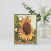 Carte postale Sunny Birthday Wings (Debout devant)